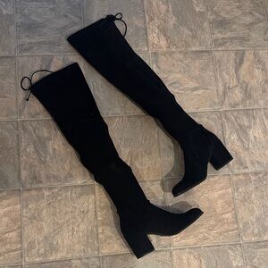 Stuart Weitzman Black Over-the-Knee Boots